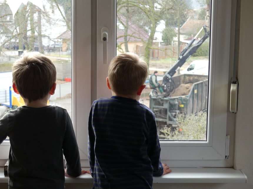 Der Aufbau beginnt