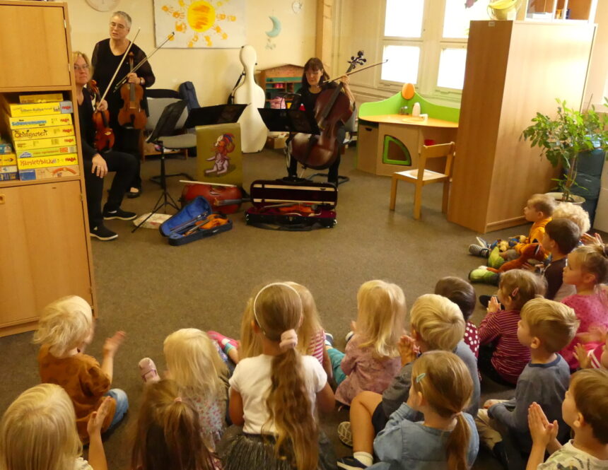 Besuch der Bremer Stadtmusikanten